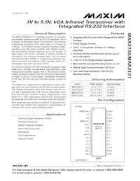 MAX3131EAI+T Datenblatt Cover
