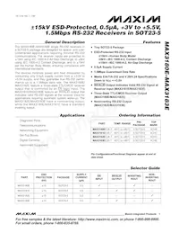 MAX3183EEUK-T Datasheet Copertura