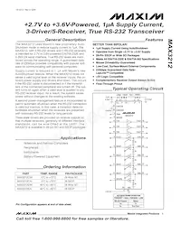 MAX3212EAI+T Datenblatt Cover