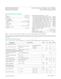 MAX3232CSE-T Datenblatt Seite 2