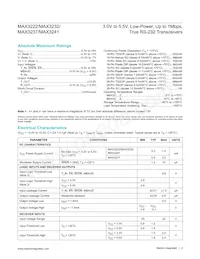 MAX3232CSE-T Datasheet Page 2