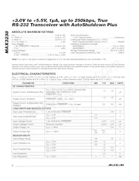 MAX3238EAI Datasheet Pagina 2