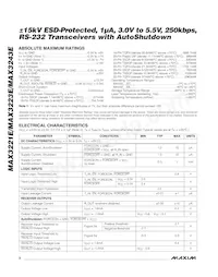 MAX3243ECUI+TG24 Datasheet Page 2