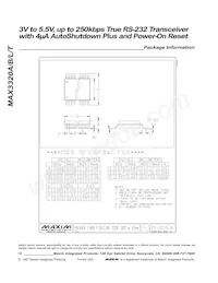 MAX3320BCAP+T Datasheet Page 12