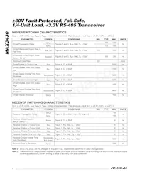 MAX3430ESA+ Datasheet Pagina 4