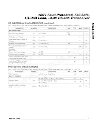 MAX3430MSA/PR3+ Datasheet Pagina 3