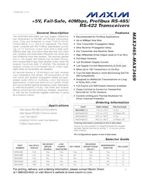 MAX3466ESD+T Datenblatt Cover