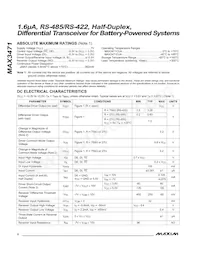 MAX3471CUA+TG11 Datasheet Pagina 2