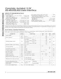 MAX3480AEPI+ Datasheet Pagina 2