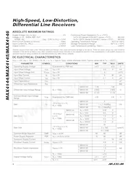 MAX4144EEE+T Datasheet Pagina 2