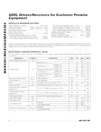 MAX4363EUP-T Datasheet Page 2