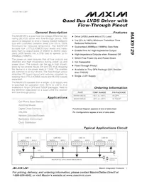 MAX9129EGE+ Datasheet Copertura