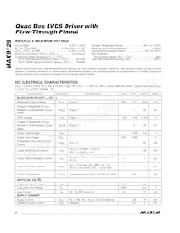 MAX9129EGE+ Datasheet Pagina 2