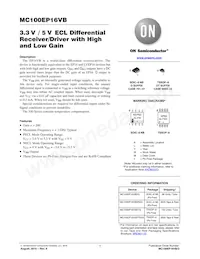 MC100EP16VBDR2G數據表 封面