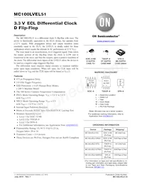 MC100LVEL51MNR4G Datenblatt Cover