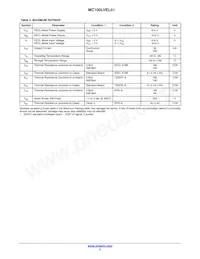 MC100LVEL51MNR4G數據表 頁面 3