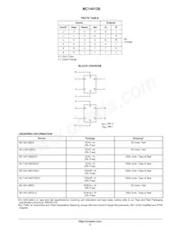 MC14013BFELG Datenblatt Seite 2