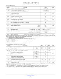 MC74ACT245MG Datasheet Page 2