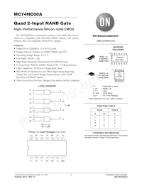 MC74HC00AFG Datasheet Cover