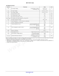 MC74HC1G02DFT2 Datasheet Pagina 2
