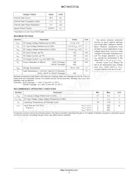 MC74HC373AFG Datasheet Pagina 2