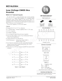 MC74LCX04MELG Datasheet Copertura