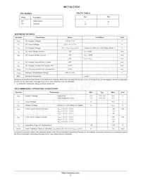 MC74LCX04MELG Datasheet Pagina 2