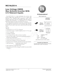 MC74LCX14MG Datenblatt Cover