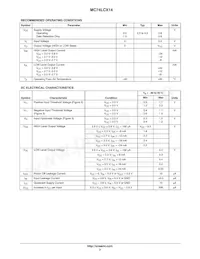 MC74LCX14MG Datasheet Pagina 3