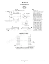 MC74LCX14MG Datasheet Pagina 7