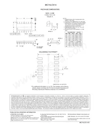 MC74LCX14MG Datasheet Pagina 8