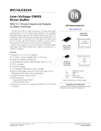 MC74LCX240DWR2 Datasheet Copertura