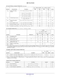 MC74LCX240DWR2數據表 頁面 4