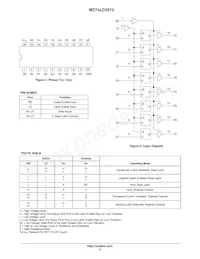 MC74LCX573DWR2 Datasheet Pagina 2