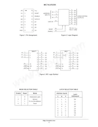 MC74LVX259MG Datasheet Pagina 2