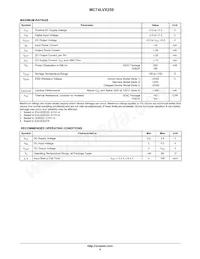 MC74LVX259MG Datasheet Page 4