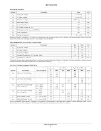 MC74LVX32MG Datenblatt Seite 2