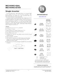 MC74VHC1G04DTT1 Datenblatt Cover