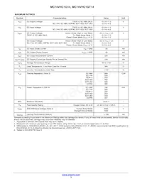 MC74VHC1G14DFT2 Datenblatt Seite 3