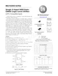 MC74VHC1GT02DT1G Datasheet Copertura