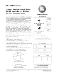 MC74VHC1GT86DFT2 Datasheet Copertura