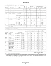 MC74VHC259DT Datasheet Page 5