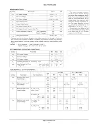 MC74VHC540DWR2 Datasheet Pagina 2