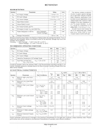 MC74VHC541MELG Datasheet Pagina 2