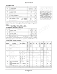 MC74VHCT02AMG Datasheet Pagina 3