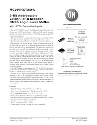 MC74VHCT259ADTG Datenblatt Cover