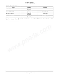 MC74VHCT259ADTG Datasheet Pagina 7