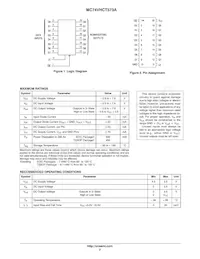 MC74VHCT573ADWR2 Datasheet Pagina 2