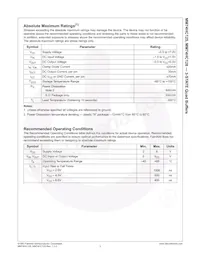 MM74HC125SJX Datasheet Page 4