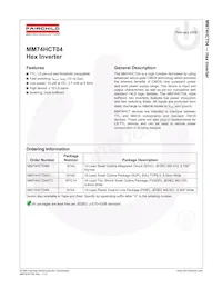 MM74HCT04SJ Datasheet Page 2